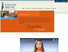 Tablet Screenshot of collegeboundacademy.com